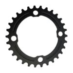 Engranaje monoplato alum. 30dts. DCP 96BCD simetrico p/Shimano Negro