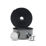 Cinta para manubrio WKNS eva con tapones 30x2000mm Negro
