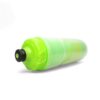 Caramañola plastica térmica Sars 450cc boca ancha playa transparente y verde - Imagen 2
