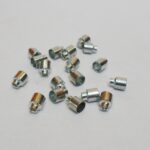 Terminal de aluminio para tope de forro por unidad
