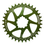 Engranaje monoplato Deckas 34dts Sram GXP 3mm Verde