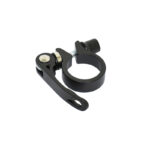 COLLAR PORTASILLA ALUMINIO NEGRO 31.8 C/CIERRE