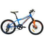 Bicicleta R20 MTB alum. Raleigh Rowdy 7v Junior Rojo y azul