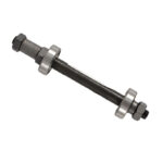 Eje de rueda hueco trasero para cierre 145 mm c/roulemanes