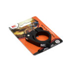 COLLAR PORTASILLA ALUMINIO 31.8 C/CIERRE NEW EVOLUTION NEGRO