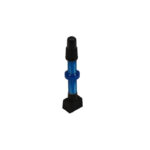 VALVULA CROMADA PARA RUEDAS TUBELESS 50MM AZUL