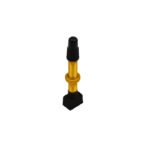 VALVULA CROMADA PARA RUEDAS TUBELESS 50MM DORADO