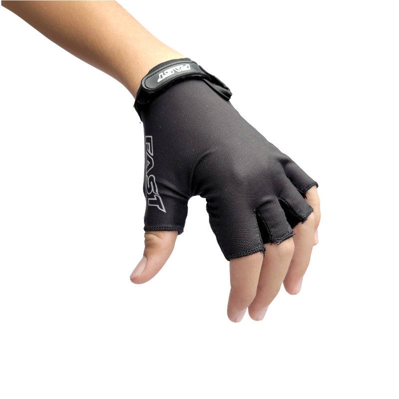 xr:d:DAFM_HhKEto:6283,j:2700327375399236155,t:24022116 Guantes dedos cortos Fast Lycra S negro - Imagen 1