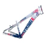 Cuadro R26 STUNT alum. Viking Tuff25 Gris y Azul