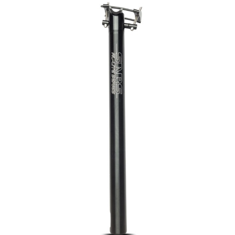 9800 (53) Caño portasilla SARS 31.6x400mm lite series c/logo Negro - Imagen 1