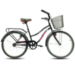 Bicicleta R24 Paseo dama full Springirl Negro y rosa