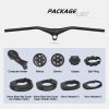Forma carbono MTB integrado 760mm Stem 80mm p/vela 28.6 - Imagen 3