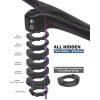Forma carbono MTB integrado 760mm Stem 80mm p/vela 28.6 - Imagen 4