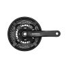 ENGRANAJE C/PAL SHIMANO TY501 175MM 42X34X24 DTS NON SERIE NEGRO CON CUBRE CADENA