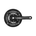 ENGRANAJE C/PAL SHIMANO TY501 175MM 42X34X24 DTS NON SERIE NEGRO CON CUBRE CADENA