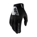 Guantes dedos largos 100% Geomatic talle M Negro Gris