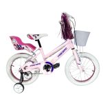 Bicicleta R16 Paseo acero Fire Bird Sweety Color Rosa, blanco y morado
