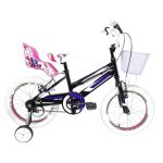 Bicicleta R16 Paseo acero Fire Bird Sweety Celeste, blanco y morado