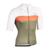 Indumentaria Pave - Remera jersey Origen talle XXL Verde, blanco y naranja