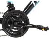 Bicicleta R26 alum. 21v Topmega Neptune 16/S Color Celeste con negro y naranja - Imagen 2