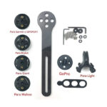 Soporte carbono ciclocomputadora p/manillar integrado Toseek MC4.0