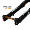Horquilla c/susp R-29 Toseek TFK-SS poste conico. Negro - Imagen 3