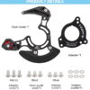 Tensor guia cadena estabilizador monoplato MTB 32T-38T ISCG0 - Imagen 2