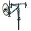 Bicicleta R28 Gravel aluminio 8v Venzo 49x56/M Negro y teal - Imagen 2