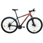 Bicicleta R29 MTB aluminio 21v Venzo Eolo Eco 18/M Negro y rojo