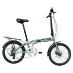 Bicicleta R20 Plegable aluminio 6v Raleigh Curve Folding Gris y negro