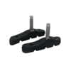 Patin de Freno Cantilever Estriados Eastman Par Largos Negros - Imagen 2