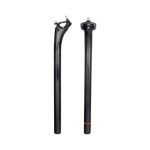 Caño Portasilla CARB. 30.8x400mm Toseek TS160 Negro Mate c/c