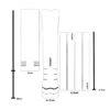 Protectores de cuadro E-bike Dyedbro Clear Gloss/White EB-22214 - Imagen 2