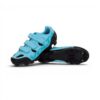 Zapatilla MTB Volta Velcro 45/29.5cm Celeste y negro 3 abrojos - incl. tapones y herramienta - Imagen 4