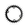 ENGRANAJE MONOPLATO ALUM 32 DTS DECKAS BCD 96 ASIMÉTRICO 7-11V NEGRO COMPATIBLE con algunas cadenas de 12v