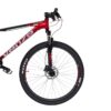 Bicicleta R29 MTB alum. Venzo Skyline 21v M/18" Negro y rojo - Imagen 3