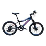 Bicicleta R20 MTB alum. Raleigh Rowdy 7v Junior Negro y azul