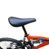 Bicicleta R20 MTB acero 18v Fire Bird Doble susp. F.V-Brake Naranja, negro y blanco - Imagen 4