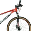 Bicicleta R29 MTB alum. 21V Venzo Loki 14/XS GG.Shimano H.Venzo D.Mec. Negro y rojo - Imagen 3