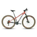 Bicicleta R29 MTB alum. 21V Venzo Loki 14/XS GG.Shimano H.Venzo D.Mec. Negro y rojo