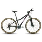 Bicicleta R26 Paseo dama alum. Venzo Frida Kiss 14/XS F.V-Brake Rosa, celeste y amarillo