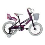 Bicicleta R16 Paseo acero Fire Bird Sweety F.V-Brake Morado, blanco y rosa