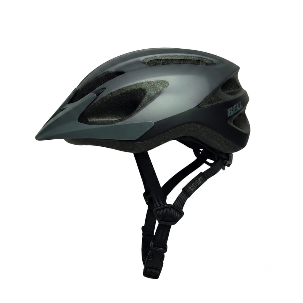 WhatsApp Image 2026-08-04 at 18.12.48 (1) Casco Mtb Bell Crest NEW Gris y Negro talle M/L - Imagen 1