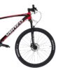 Bicicleta R29 MTB alum. 12v Venzo Vulcan EX 18/M GG.Deore/Senicx H.Suntour XCM32 D.Hid.Shim Negro y rojo - Imagen 2