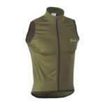 Indumentaria Pave - Chaleco tipo rompeviento 1 bolsillo c/cierre p/guardar talle S Verde militar