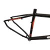 Cuadro R29 MTB alum. Sars Big Shark 17/M Boost Incl. eje 12, dirección, caño portasilla, fusible y collar negro naranja - Imagen 2