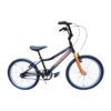 Bicicleta R20 Cross Fire Bird Rocky Negro, naranja y gris