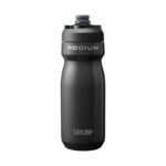Caramañola 530cc/18oz termica acero inox. Camelbak Podium Steel Black boca ancha Negro
