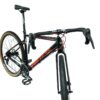 Bicicleta R28 Gravel alum. 16V Venzo 52x57/L  D.Mec. .Alum. Negro y rojo - Imagen 4
