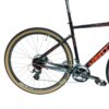 Bicicleta R28 Gravel alum. 16V Venzo 52x57/L  D.Mec. .Alum. Negro y rojo - Imagen 3